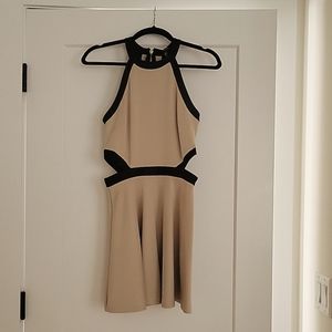 Dress dress, Forever 21, small, beige and black